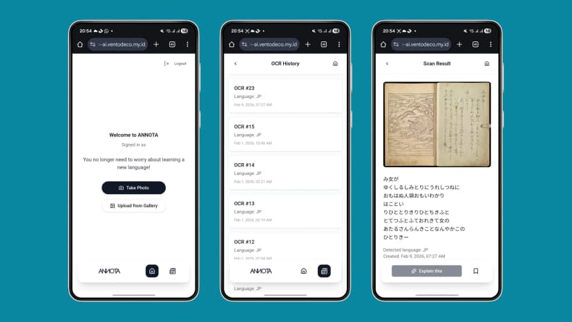 Annota – Scan & Learn Japanese from Any Book